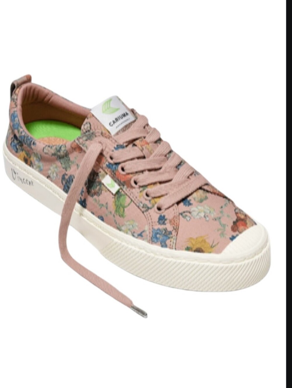 NEW CARIUMA X Van Gough Museum  Amsterdam OCA LOW JUBILEE ART Pink Floral 8 W